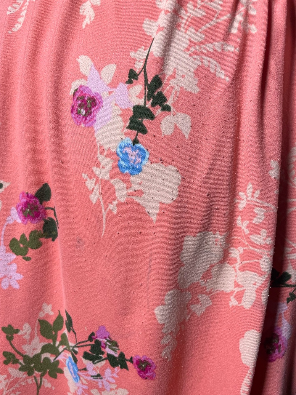 JoySpun Coral Floral Tie-Waist Lightweight Robe - Intimates & Sleepwear - Large - Picture 9 of 11